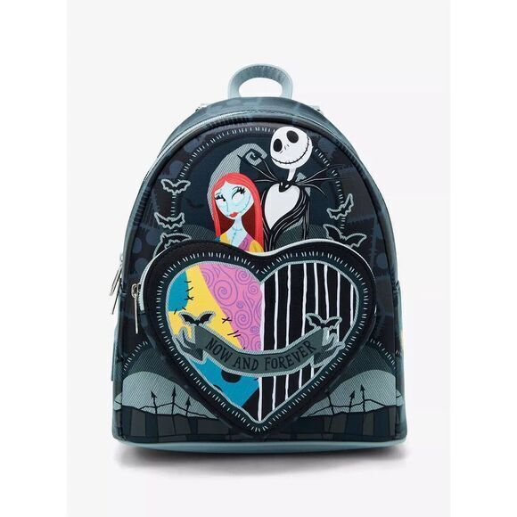 Loungefly The Nightmare Before Christmas‎ Jack & Sally Split Heart